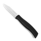 Нож для овощей 8см черный, ручка пласт.