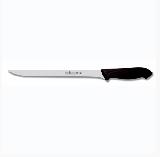 Нож для нарезки ветчины 24см черный HoReCa Prime, ручка пласт.