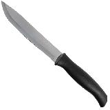 Нож кухонный 15см черный ATHUS, ручка пласт.